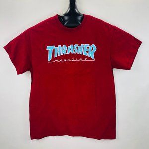 Thrasher Skate T-Shirt Large Pink
